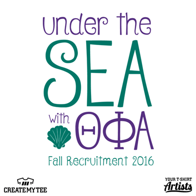 Under the Sea with Theta Phi Alpha, Fall Recruitment 2016