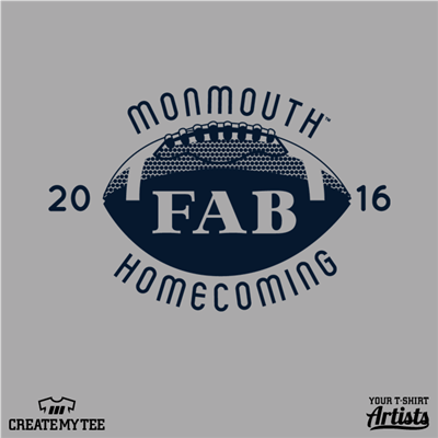 Monmouth Homecoming 2016 (Back) Fab, football, Gamma Alpha Beta