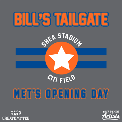 Bill's Tailgate, tailgating, Mets opening day