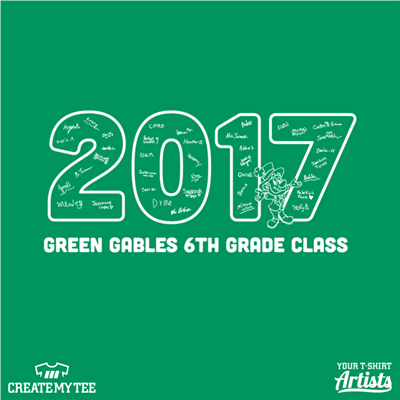 2017 Green Gables 6th Grade Class