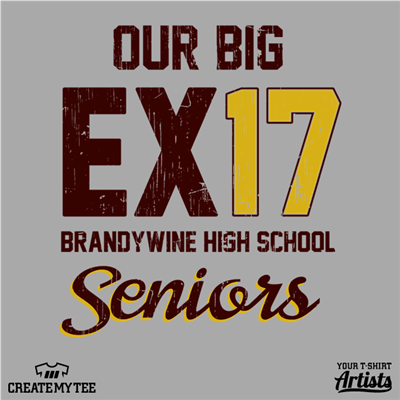 Our big EX17, Brandywine High School Seniors