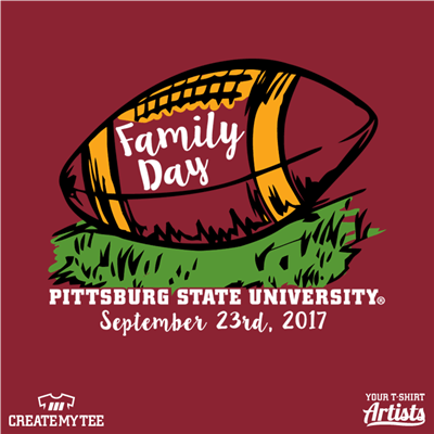 Pittsburg State University Family Day, Football and grass