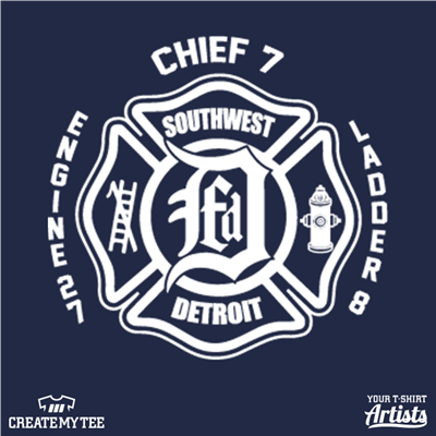 DFD, Junction Boys, Detroit, Fire Department, Firemen, Fire Truck