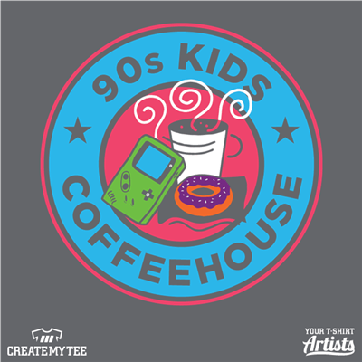 Coffeehouse, 90s Kid, Game Boy, Coffee