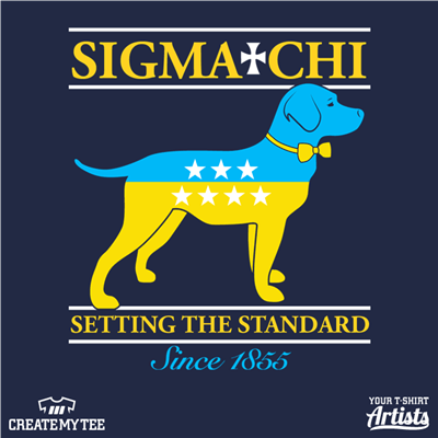 Sigma Chi, Rush Spring 2017, Dog, Setting the Standard, Since 1855