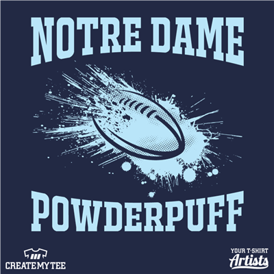 Notre Dame, Powder Puff, Football