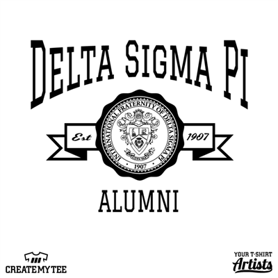 Delta Sigma Pi Crest, Delta Sigma Pi Alumni, Greek
