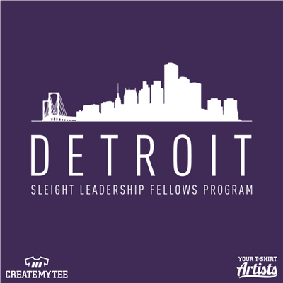 Detroit, Detroit skyline, Sleight leadership fellows program
