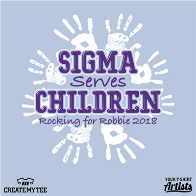 Sigma, Serves, Children, Hand, Prints, Rocking for Robbie