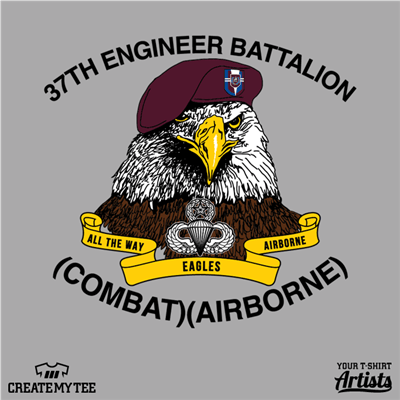 37th Engineer Battalion, Combat, Airborne, Military, Eagle, Beret, Air Force, Flight