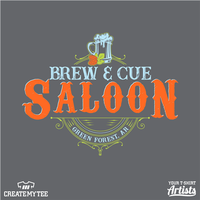 Brew & Cue, Brewery, Billards, Cue, Pool, Saloon, Beer, Drinking, Logo, 12