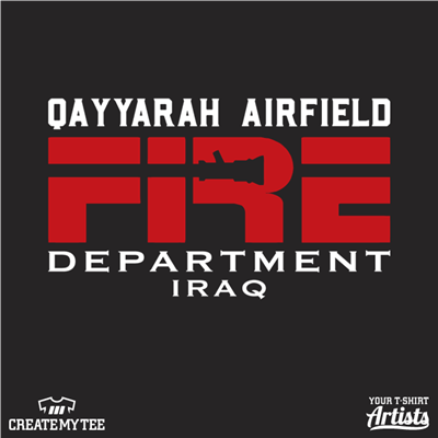Fire Department, Fire, Firefighter, Iraq, Qayyrah Airfield