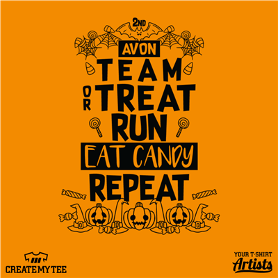 Trick or Treat, Eat Candy, Halloween, Avon, Run