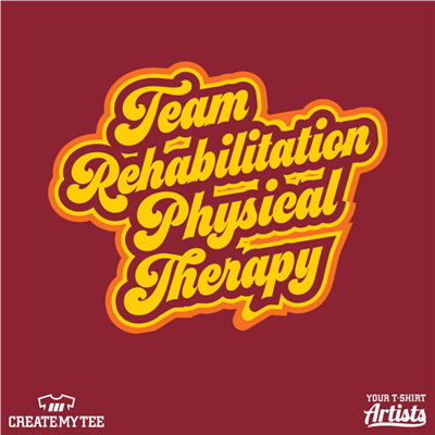 Team Rehab, Groovy, 1970, 70s, Physical Therapy