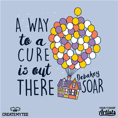 soar fundraiser, Soar, Debakey, Cure, A Way To A Cure Is Out There, Balloons, House
