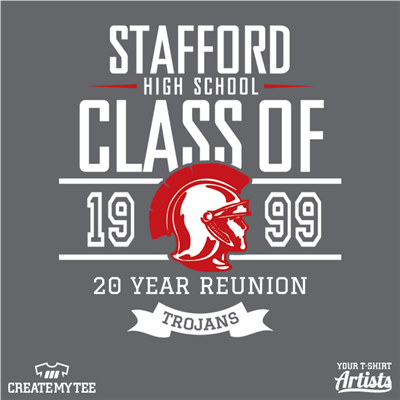 Stafford, Class of 1999, 20 Year Reunion, High School, Trojans