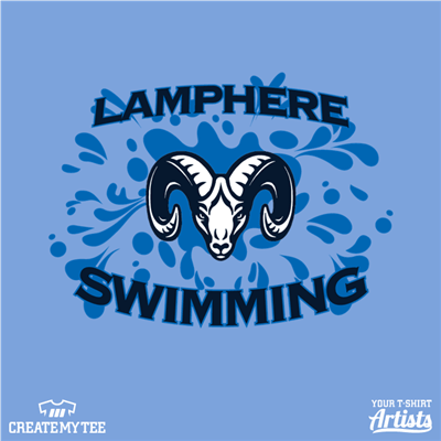 Lamphere Swim, Swim, Ram, Water, Splash, School, Organization, Club, Sport