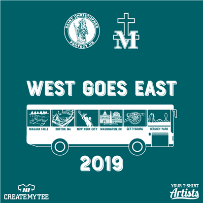West Goes East, 2019, Bus