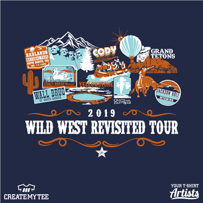 2019, Wild West Revisited, Tour, Western, Yellowstone, Travel