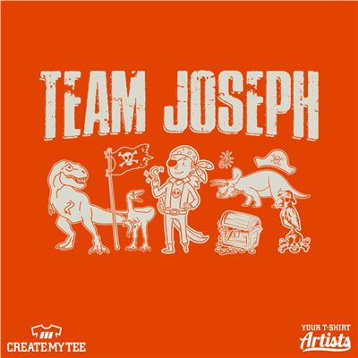 Epilepsy, Team Joseph, Awareness, Child, Pirate, Dinosaur, T-Rex, Treasure