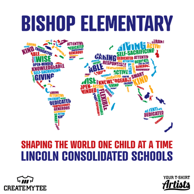 Bishop Elementary, School, Elementary, Shaping The World