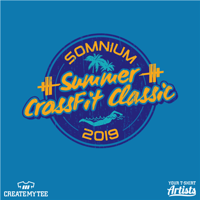 Somnium, CrossFit, Athlete, Summer Crossfit Classic, 2019, Beach, Swim, Surf