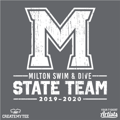 Milton, Swim & Dive, Team, State Team, Swim, M, 9.75