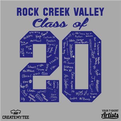 Class of, 2020, Rock Creek Valley, School, Elementary, Names, 10
