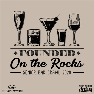 Senior Bar Crawl, MSU, Founded On The Rocks, Drinks, Alcohol, 10.5