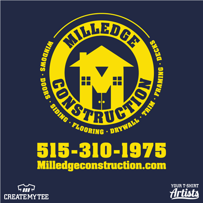 Milledge Construction LLC, Construction, Logo, 11