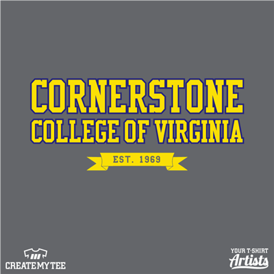 Cornerstone, College of Virginia, Est 1969