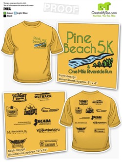 running race custom shirt