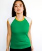 American Apparel Baby Rib Cap Sleeve Raglan (Ships from Cali)