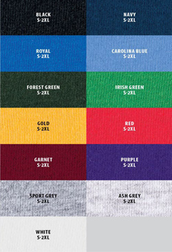*some colors vary by availability