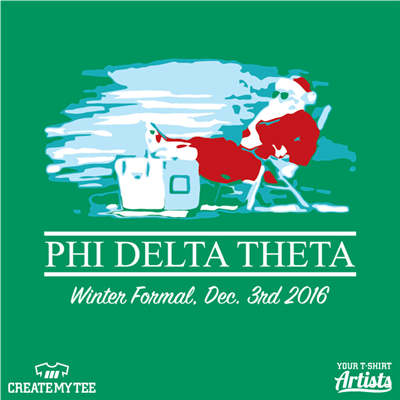 Phi Delta Theta, Santa, Cooler, Winter Formal 2016