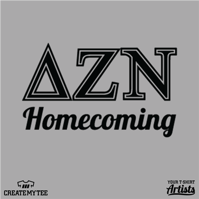 delta zeta nu, homecoming, left chest