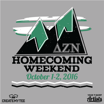 delta zeta nu, homecoming, 2016, mountains