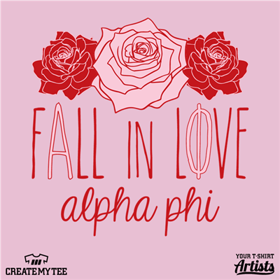 Alpha Phi, Fall in love, roses