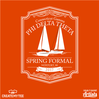 Connecticut Gamma, Phi Delta Theta Spring Formal, Sailboats