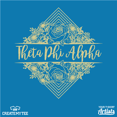 Theta Phi Alpha, Roses, Geometric