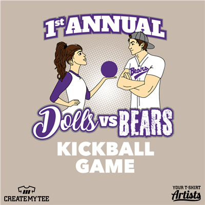 Dolls Vs Bears Kickball, UCA Baseball