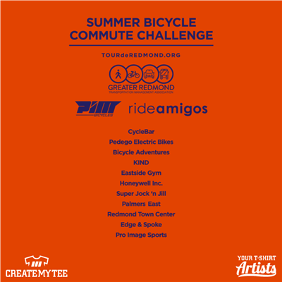 Tour de Redmond, Summer Bicycle Commute Challenge