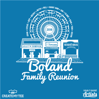 Boland Family Reunion, Boardwalk, Ferris Wheel