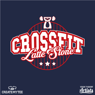 Crossfit, Latte Stone, Gym, Fitness, 2 color