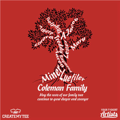 Coleman Family Reunion, Family Tree