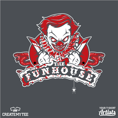 FunHouse, Fun House, Clown, Killer Clown, Circus, Creepy, Halloween