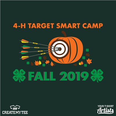 4-h, target camp, fall, pumpkin