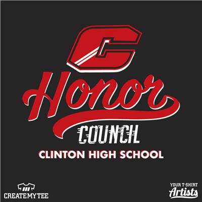 clinton, honor council, front