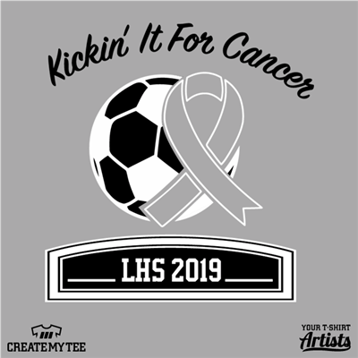 kickin' it for cancer, soccer, lhs, white, 2019