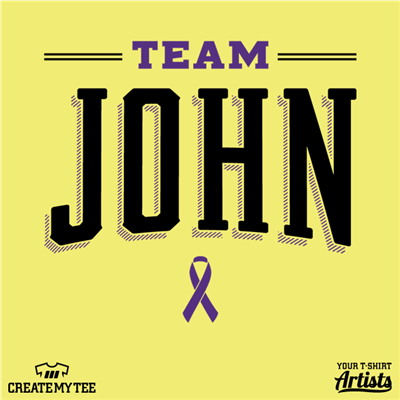 Team John, Cancer Ribbon